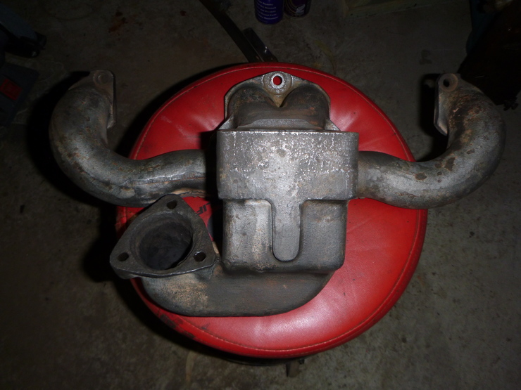 Exhaust manifold after rust removal