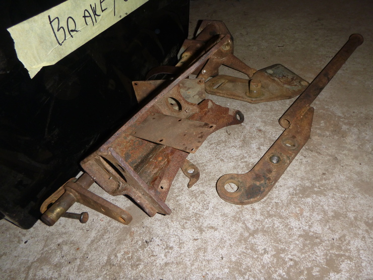 Handbrake and clutch slave cylinder components