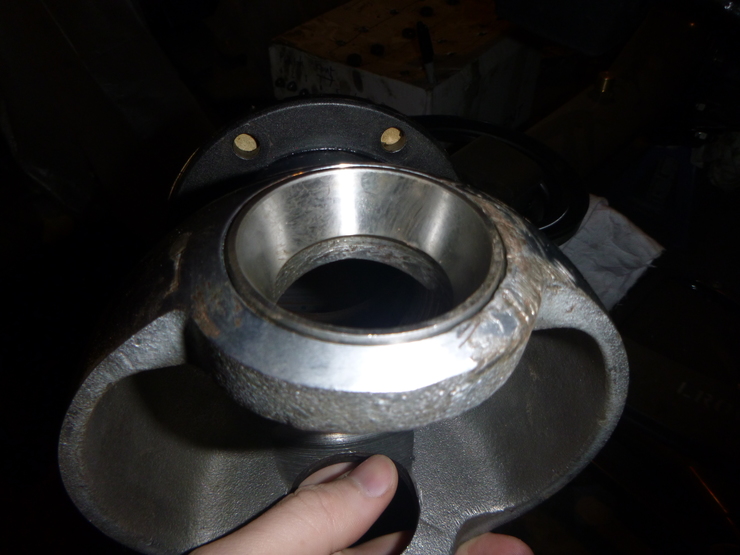 Cone bearing in swivel ball