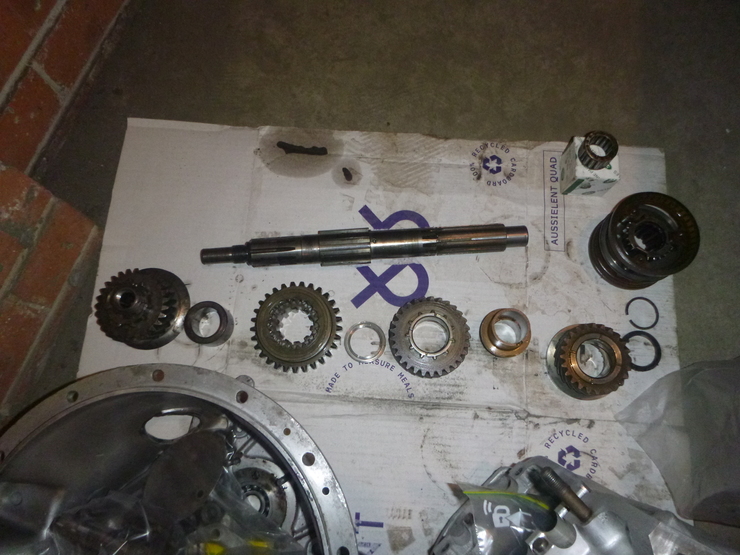 Mainshaft in component pieces