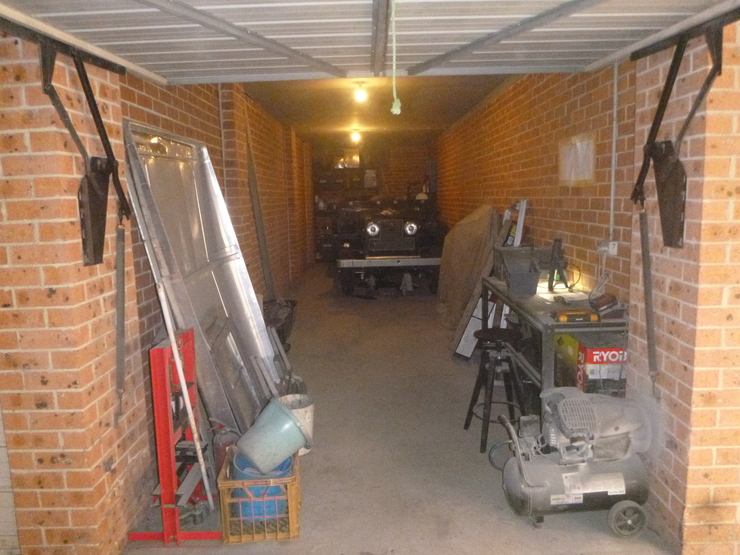 Overall view of garage