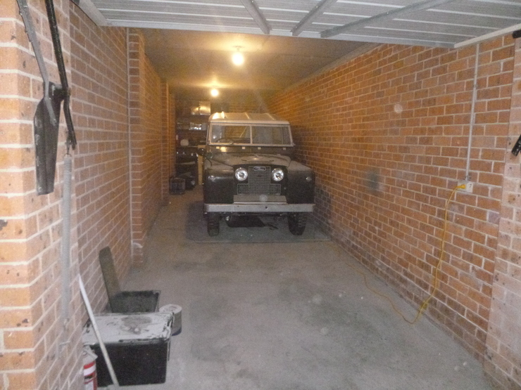 Overall shot of garage