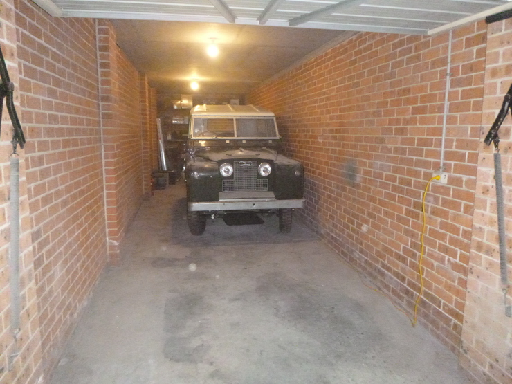Overall shot of garage
